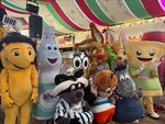 Rekordzahl von Maskottchen auf dem Wasen