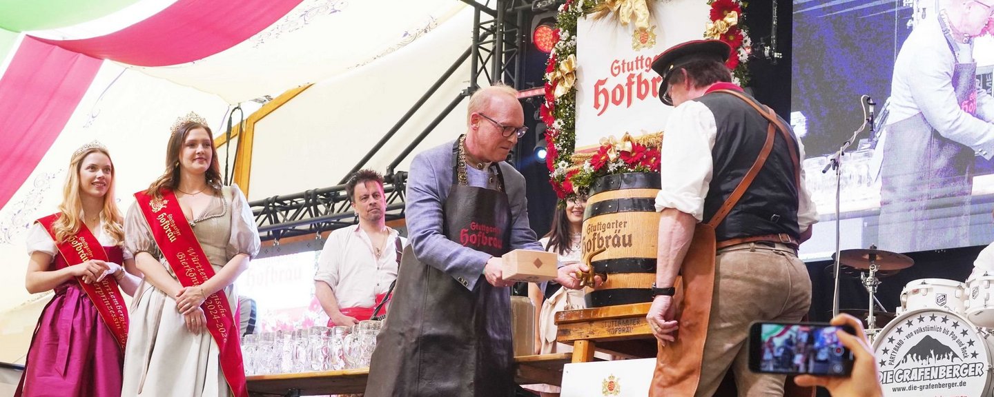 Das 85. Stuttgarter Frühlingsfest ist eröffnet