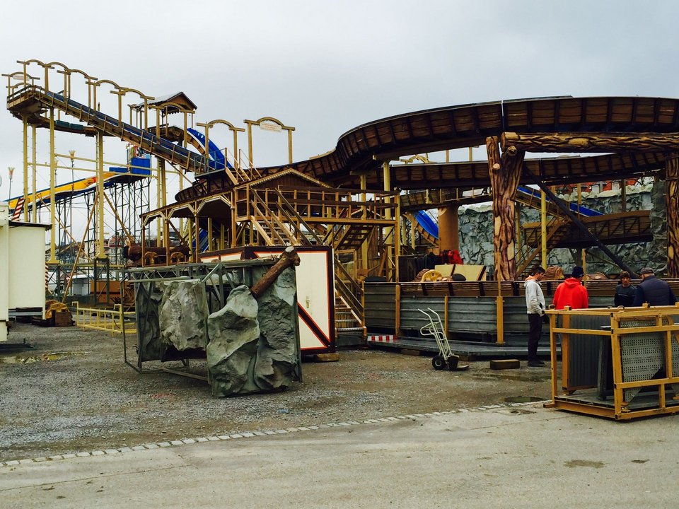 Der Aufbau schreitet voran