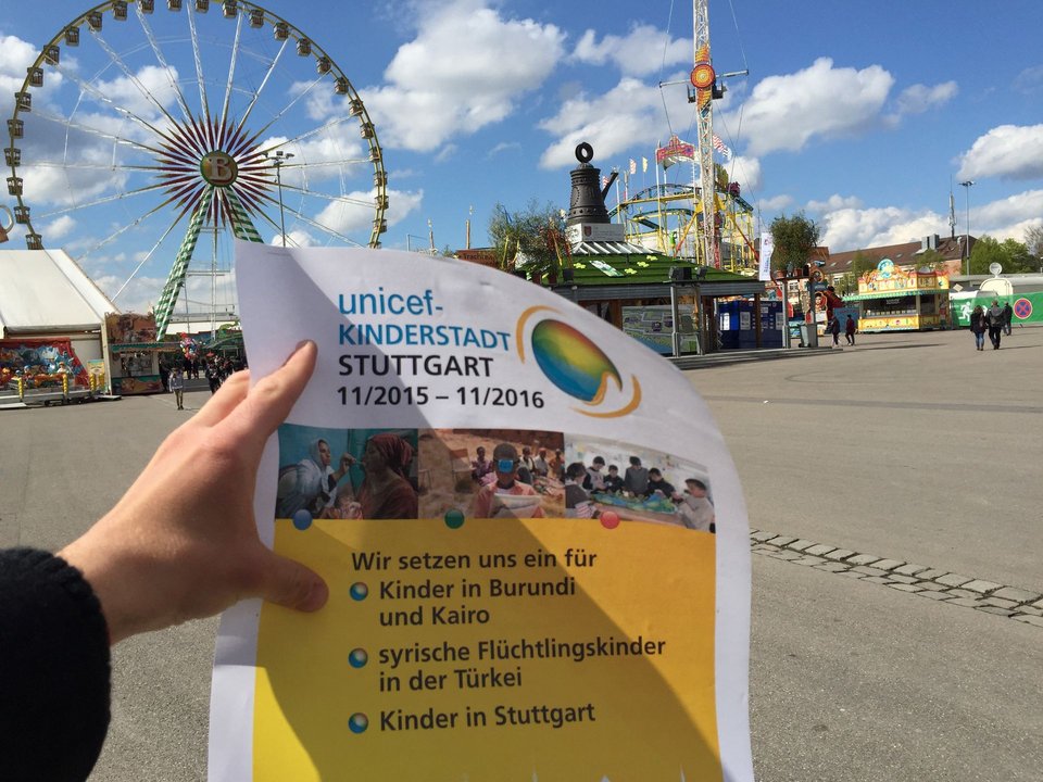 Stuttgarter Frühlingsfest unterstützt Projekte des Kinderhilfswerks Unicef