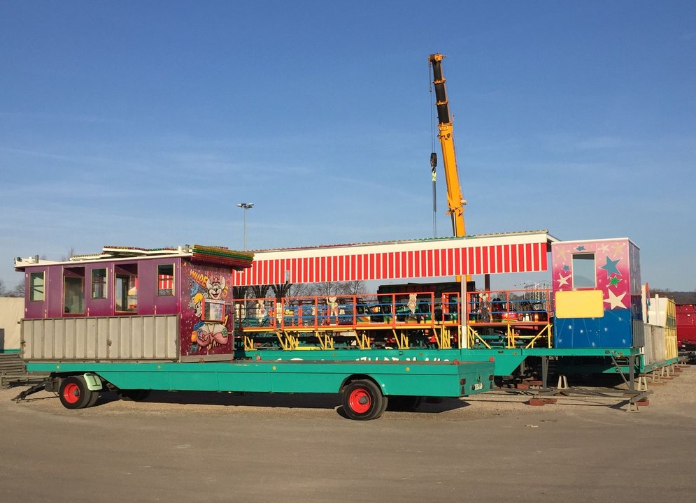 79. Stuttgarter Frühlingsfest – der Aufbau läuft